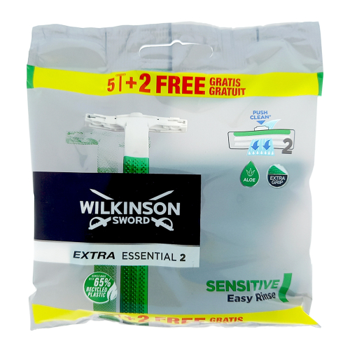 Wilkinson jednorázový strojček Extra2 Sensitive 5+2ks