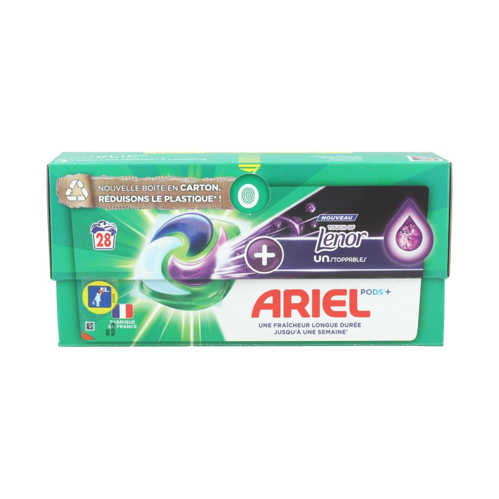 Ariel kapsule 28ks Touch Of Lenor Unstoppables Lavender (NEW)