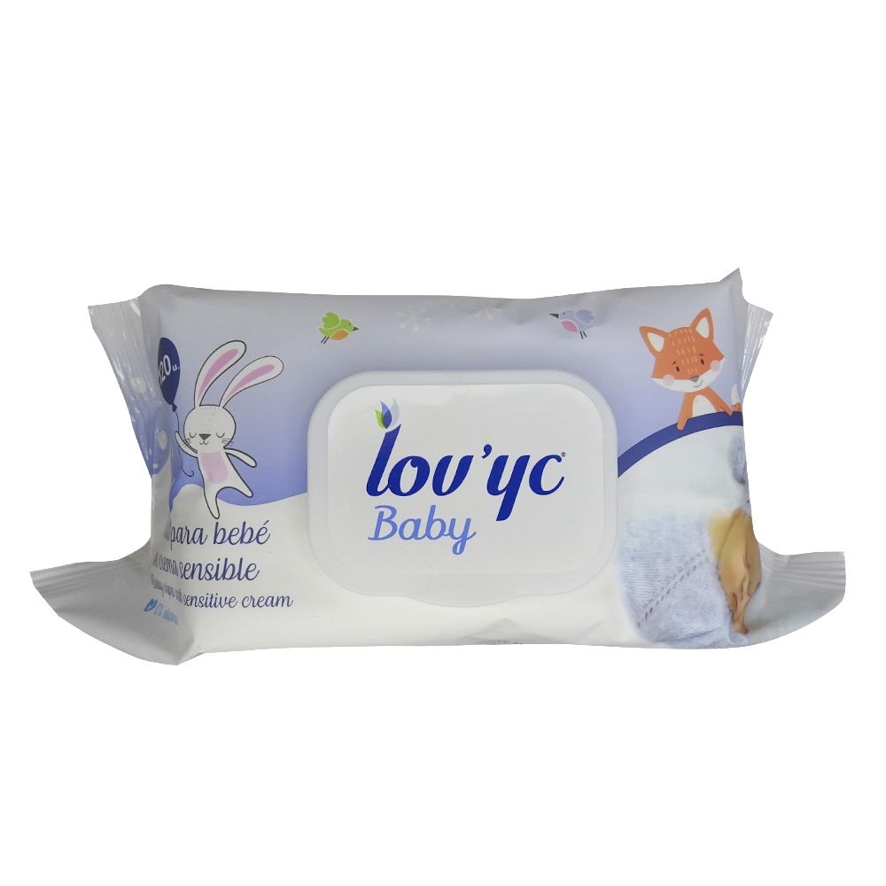 LOV ´ YC Baby Vlhčené utierky 120ks Sensitive