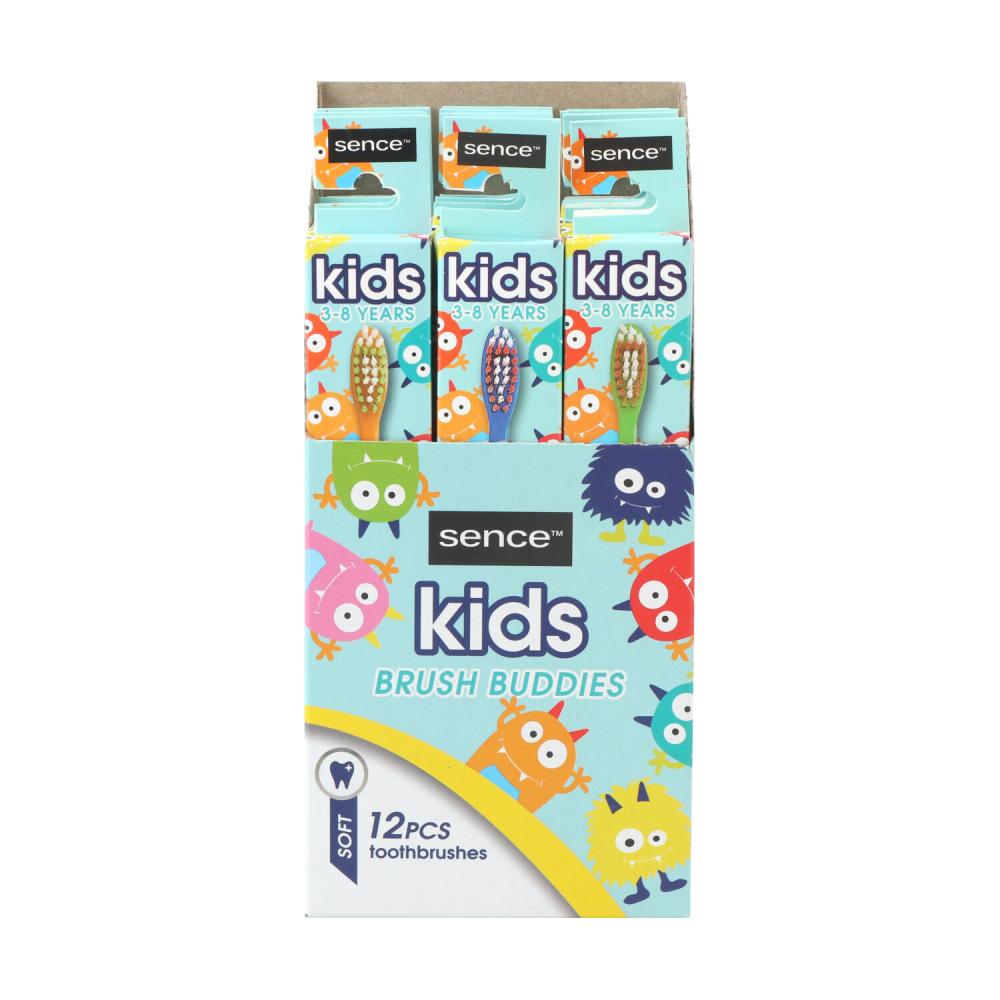 Mix Kids: Sence Zubná kefka Soft 12ks (MIX 3 druhy)