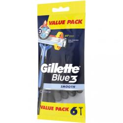 Gillette Jednorázový strojček Blue3 6ks (šáčok)