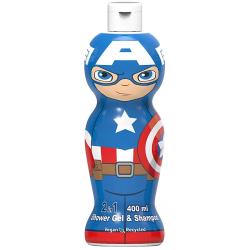 Kids: Captain America SG & Shampoo 400ml 2in1