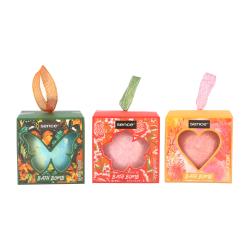 Mix: Sence Bath Bomb 150g MIX 3 druhy Butterfly green + Flower pink + Heart Orange